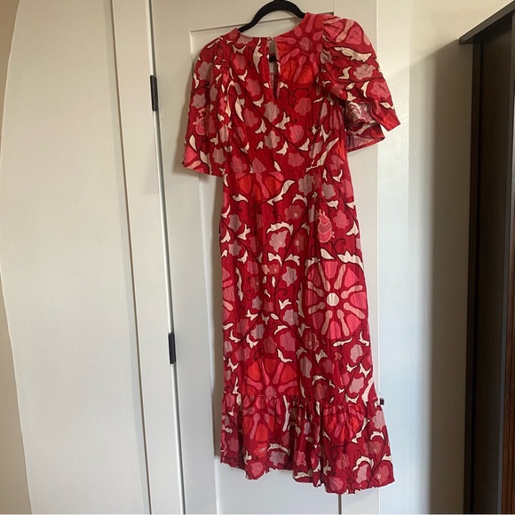 RHODE x Target Patterned Midi Dress Size 8 - Picture 5 of 7